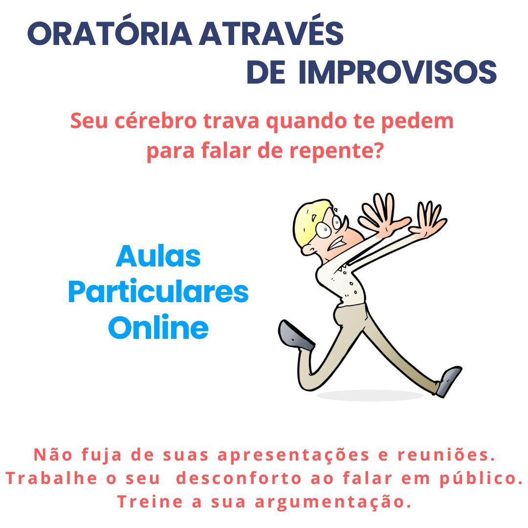 Aulas Particulares Online de Oratória através de Improvisos