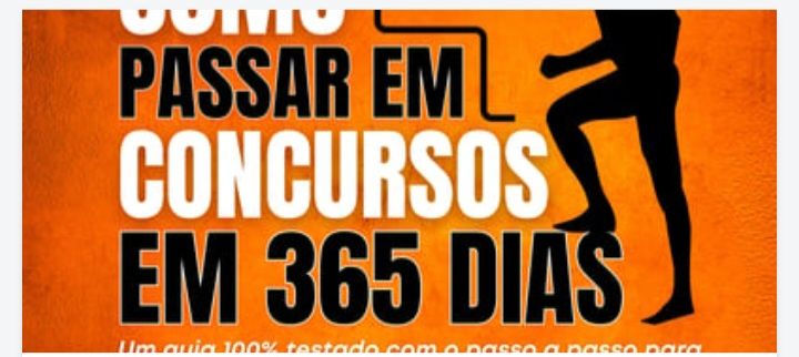 Como passa em um concurso em menos de 365 dias