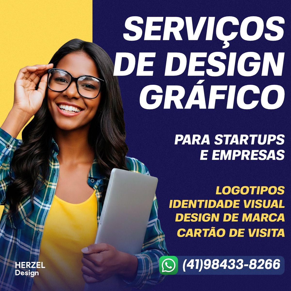 Serviços profissionais de design gráfico
