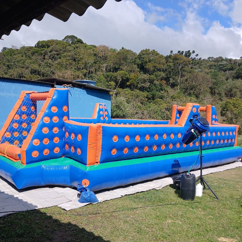 Futebol de sabão com canhão de Espuma