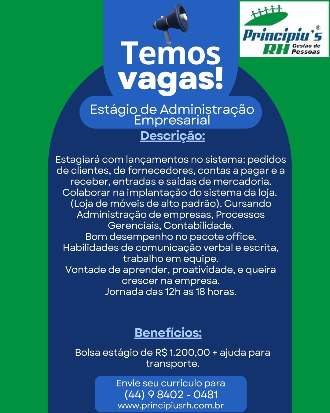 Estagio Administração de Empresa