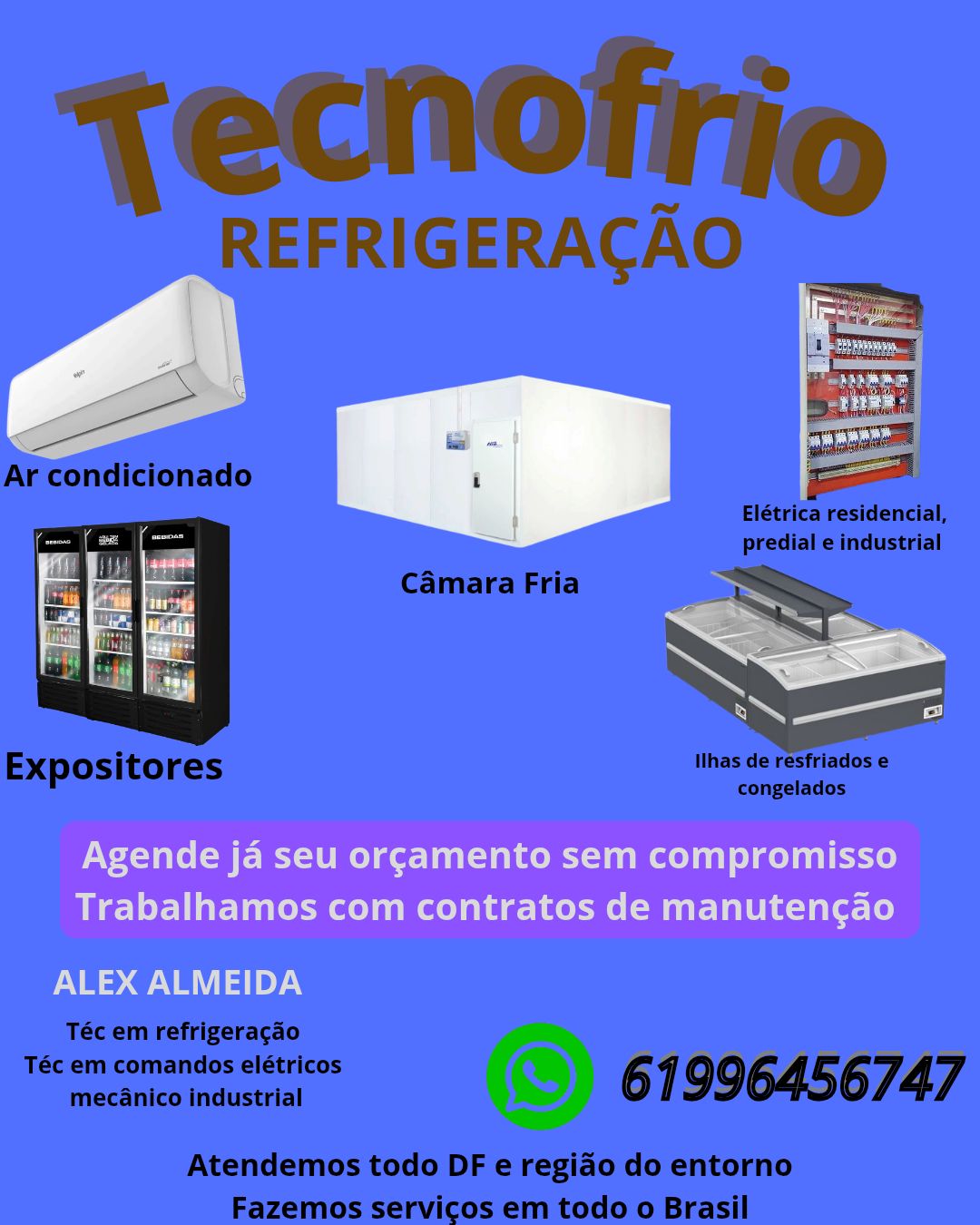 Ar condicionado e câmaras frias