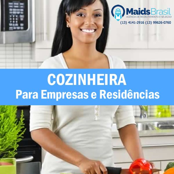 Cozinheiras Experientes Agência Maids Brasil
