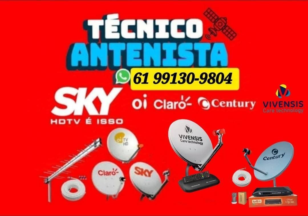 Antenista DF antenas de tv - Antenista taguatinga