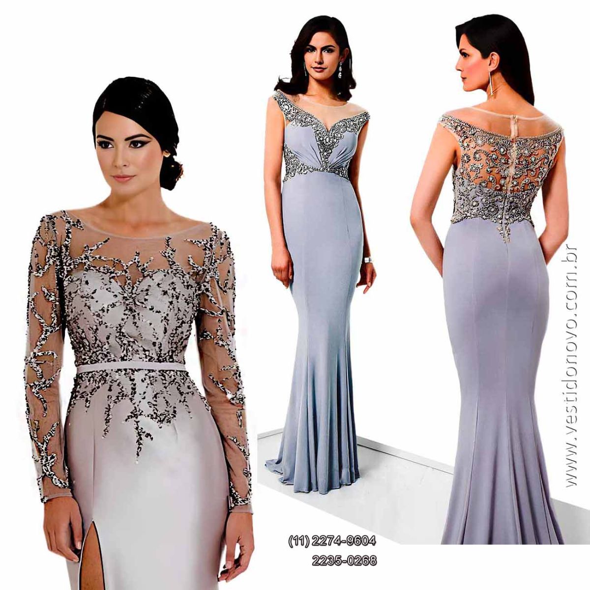 Vestido para Bodas de Prata, importado, loja em São Paulo
