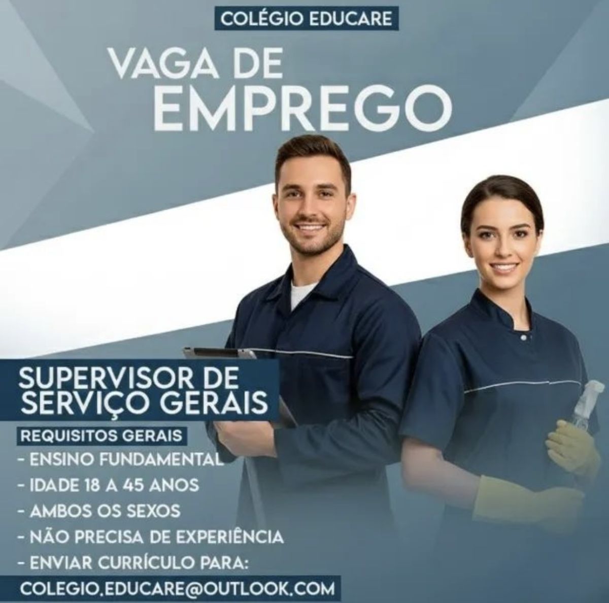 Supervisor de serviços gerais
