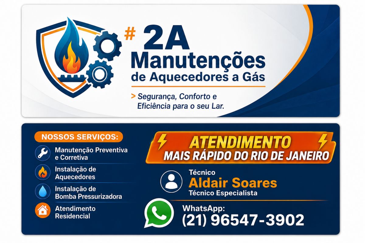 Assistência técnica de aquecedores a gás
