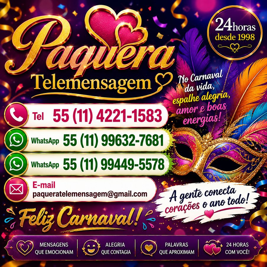 Paquera Telemensagem Desde 1998