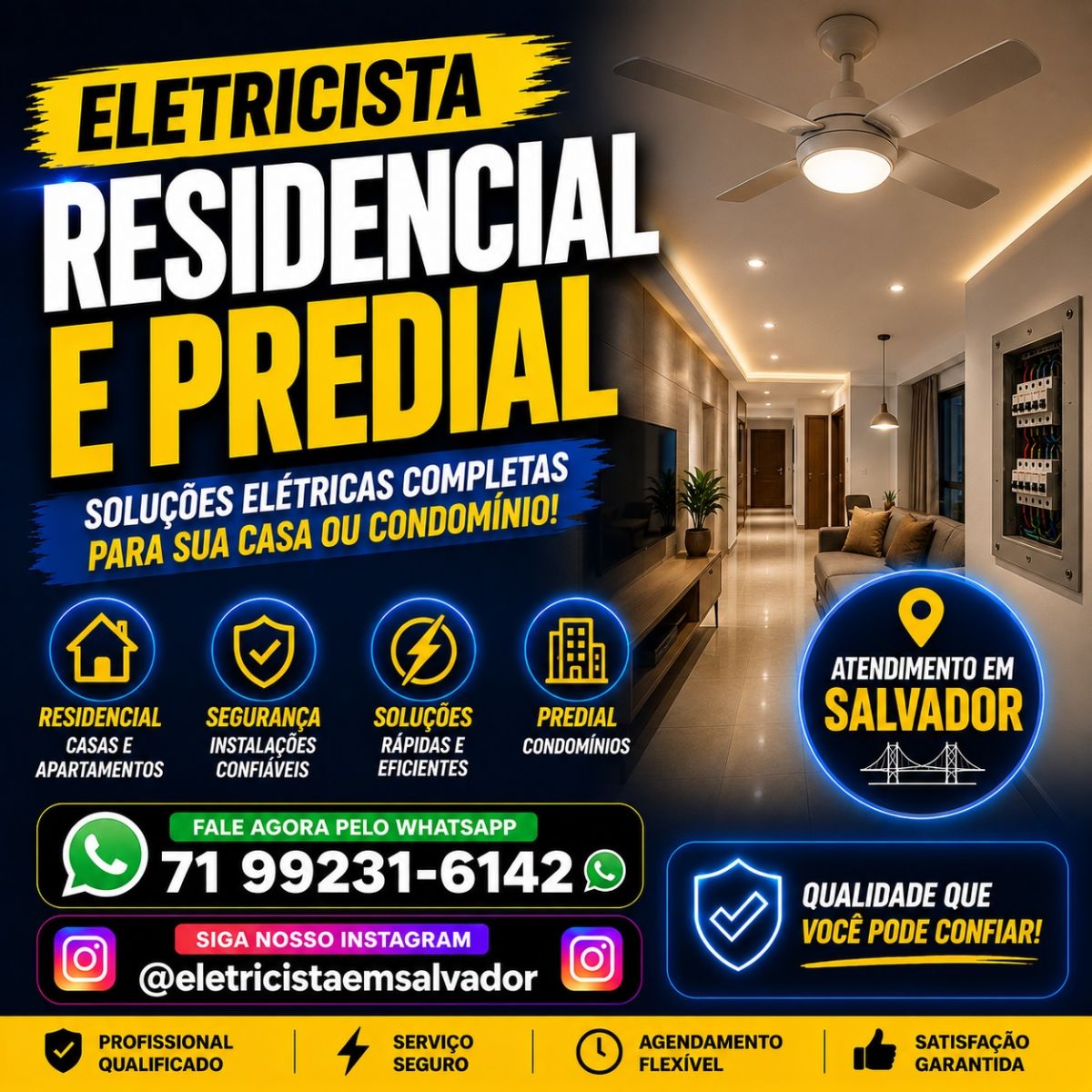 Eletricista Residencial em Salvador