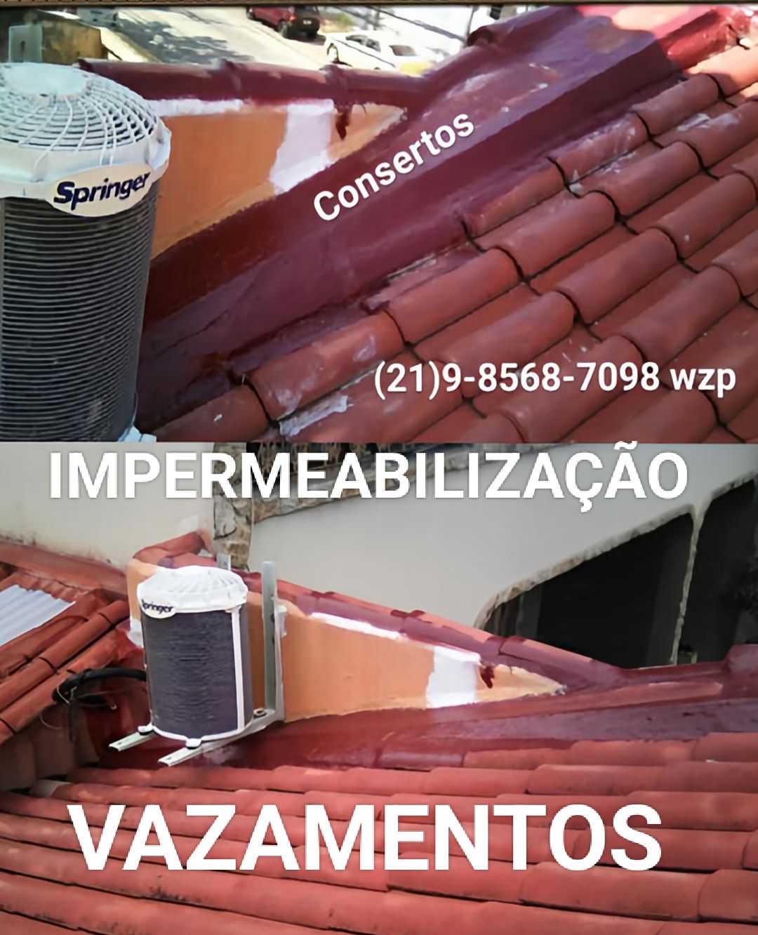 Telhado Conserto Impermeabilização