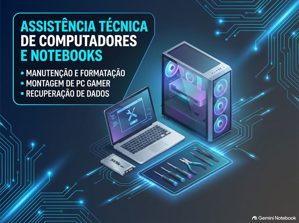 Assistência Técnica de Computadores e Notebooks