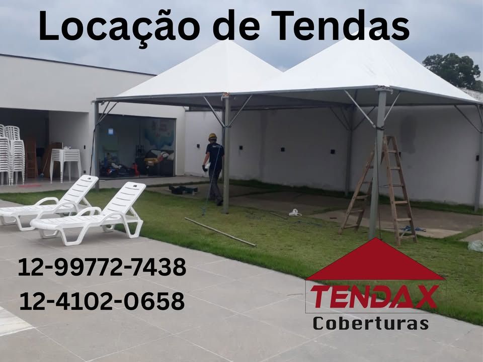 Locação de tendas para festa em geral