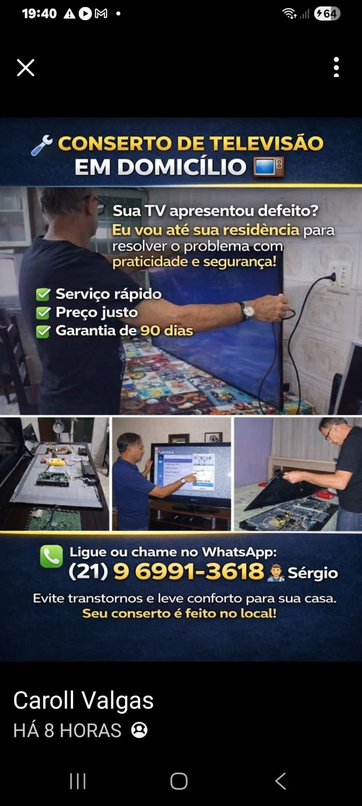 Slm   conserto de televisão Niterói