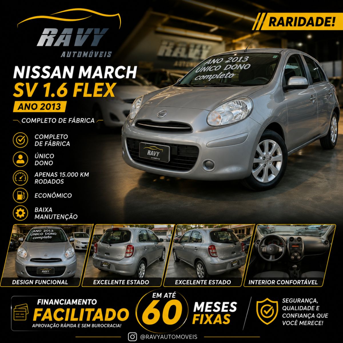 Raridade: Nissan March Sv 1.6 2013