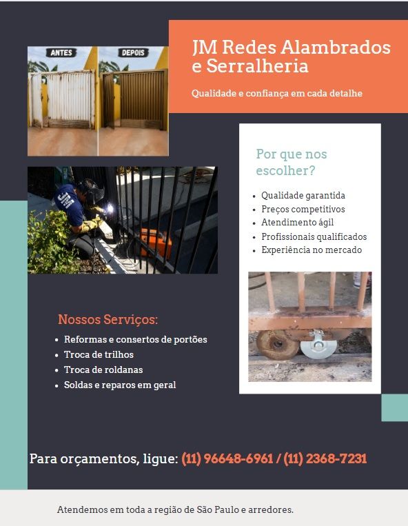 Reformas e consertos de portão