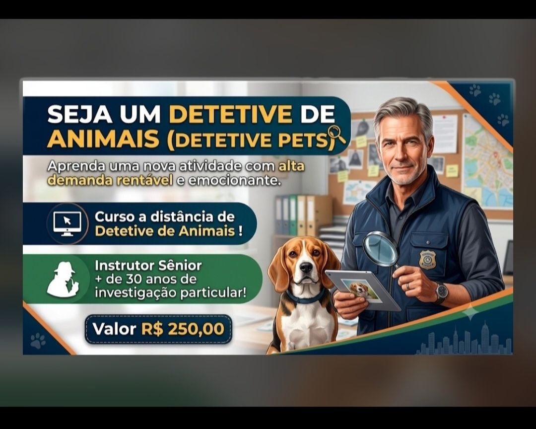 Curso De Detetive de animais