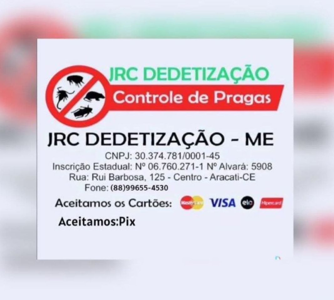 Aracati ceará Dedetização