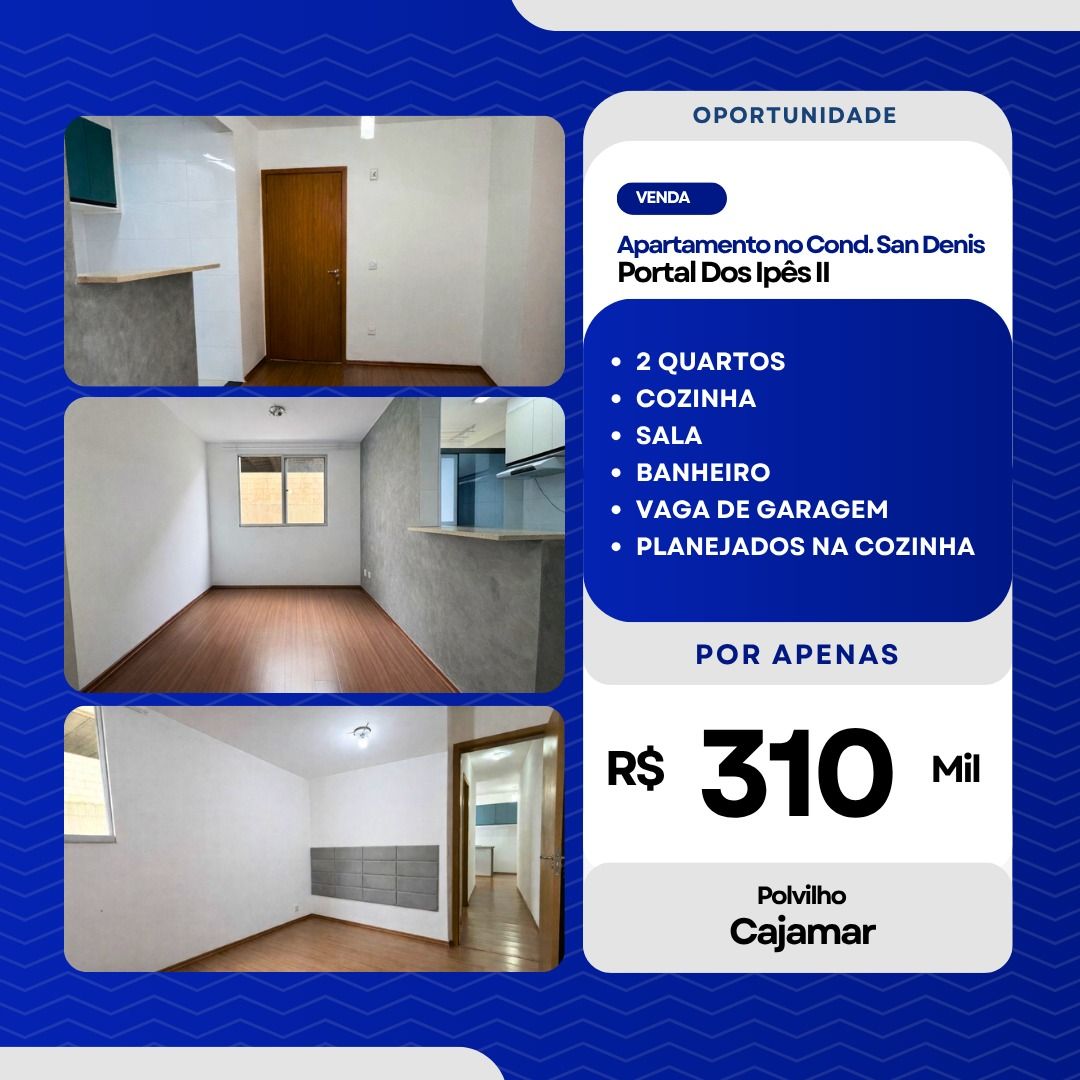Apartamento no Portal dos Ipês II - Cajamar-SP