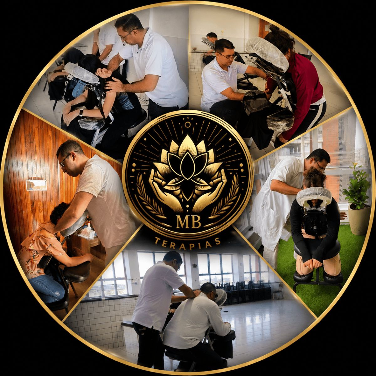 Massoterapeuta Alivio da dor Quick Massagem na Cadeira