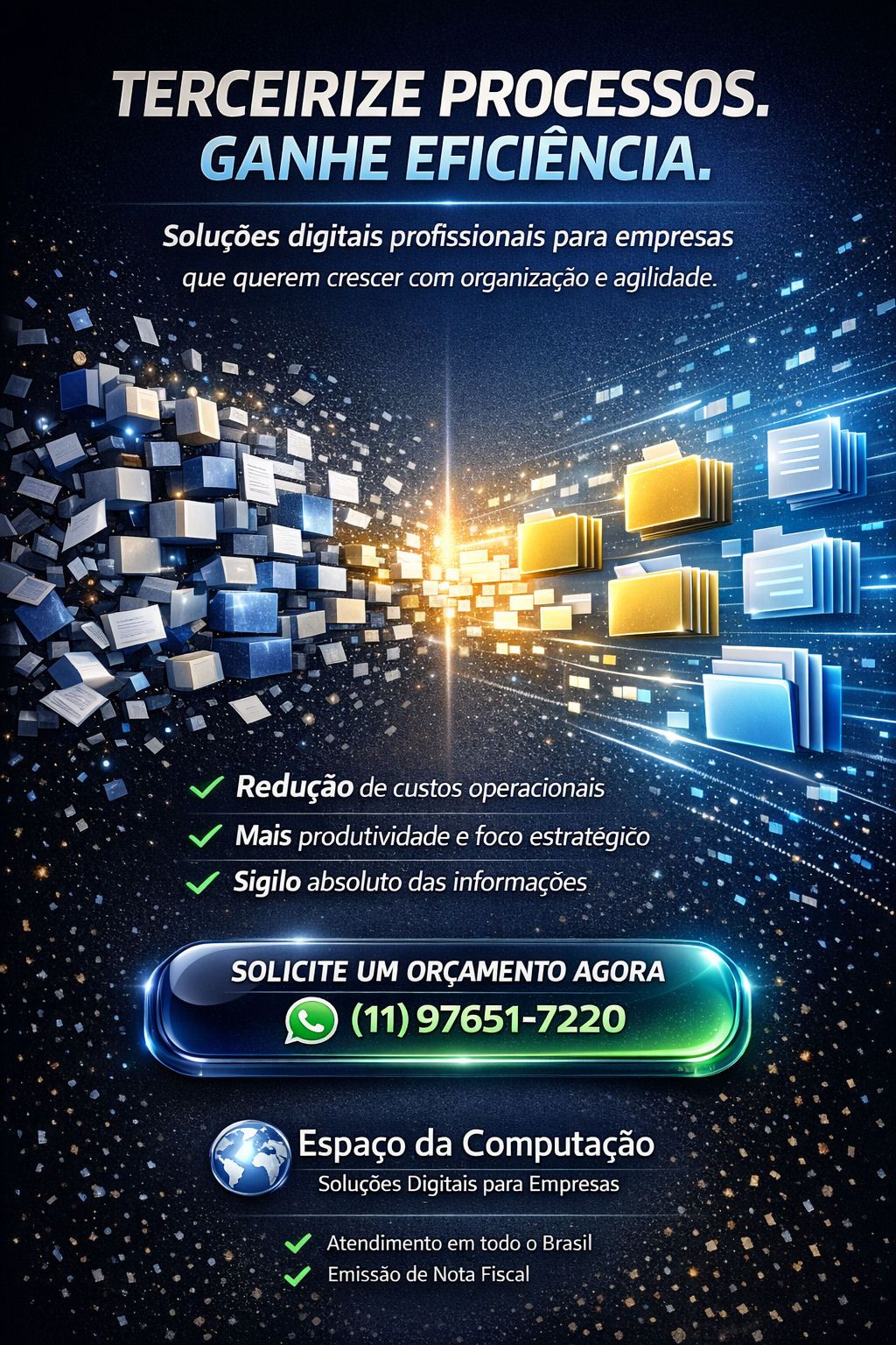 Otimize processos e ganhe eficiência com soluções digitais
