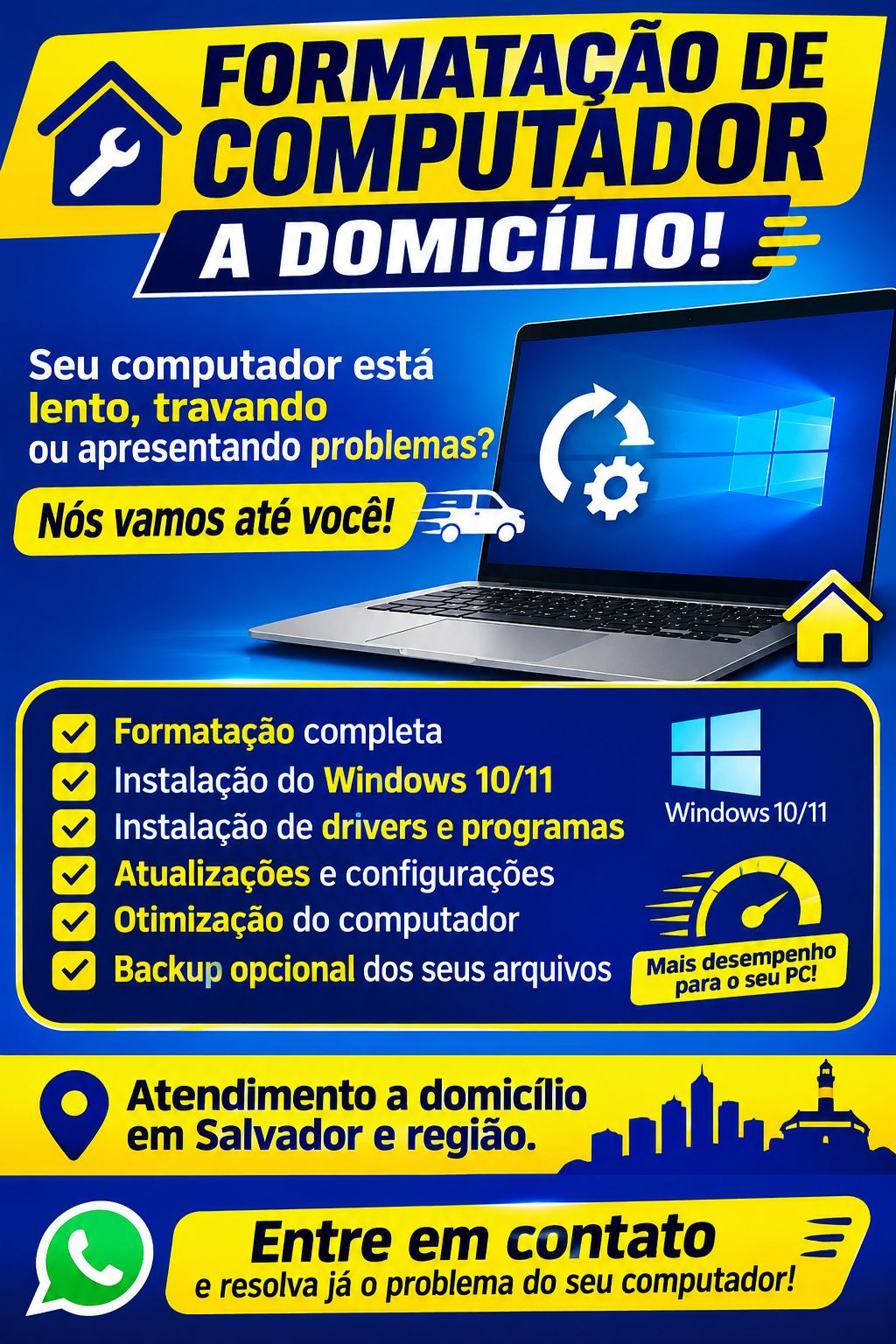 Técnico de informática a domicílio