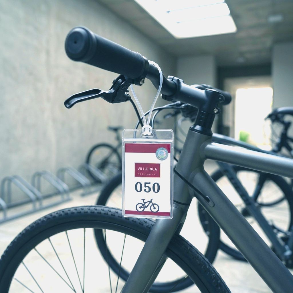 Crachás Numerados para Bicicletas, Patinetes e Motos