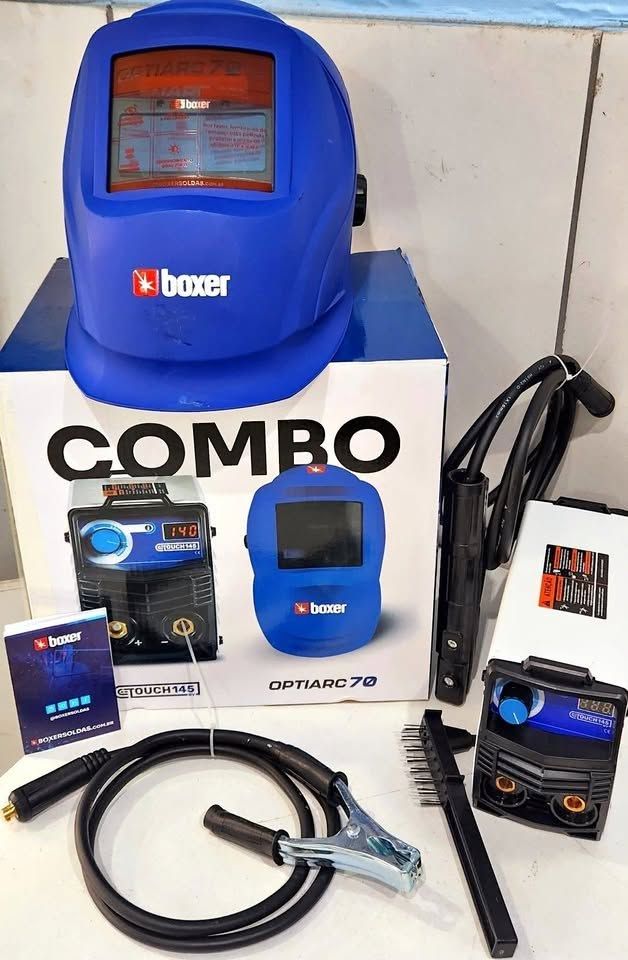 Inversora De Solda Touch 145 Bv 145 a Bivolt  Máscara Boxer