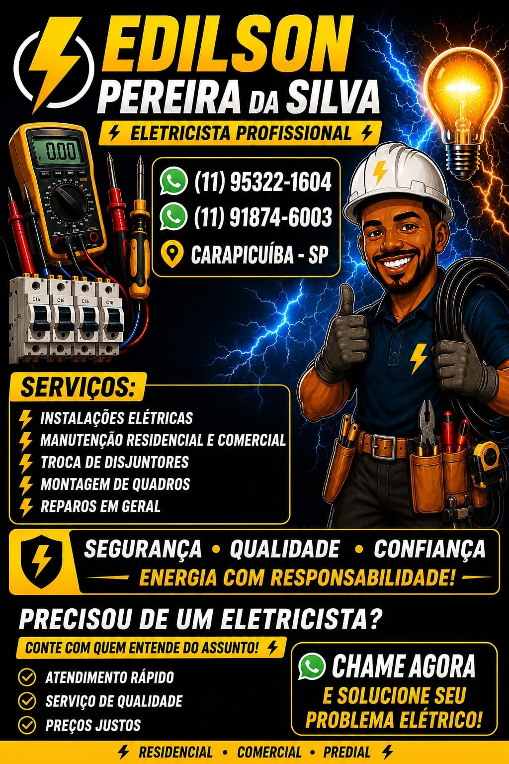 Eletricista em Carapicuíba e Região