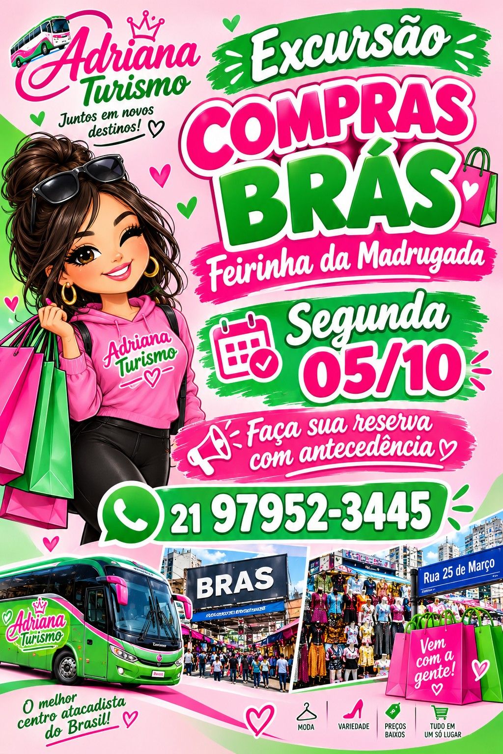 Excursão Compras Brás São Paulo