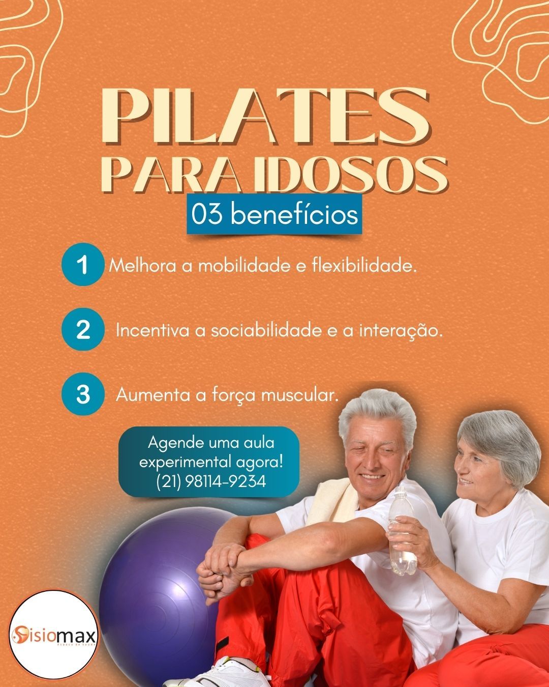 Benefícios do pilates para idosos