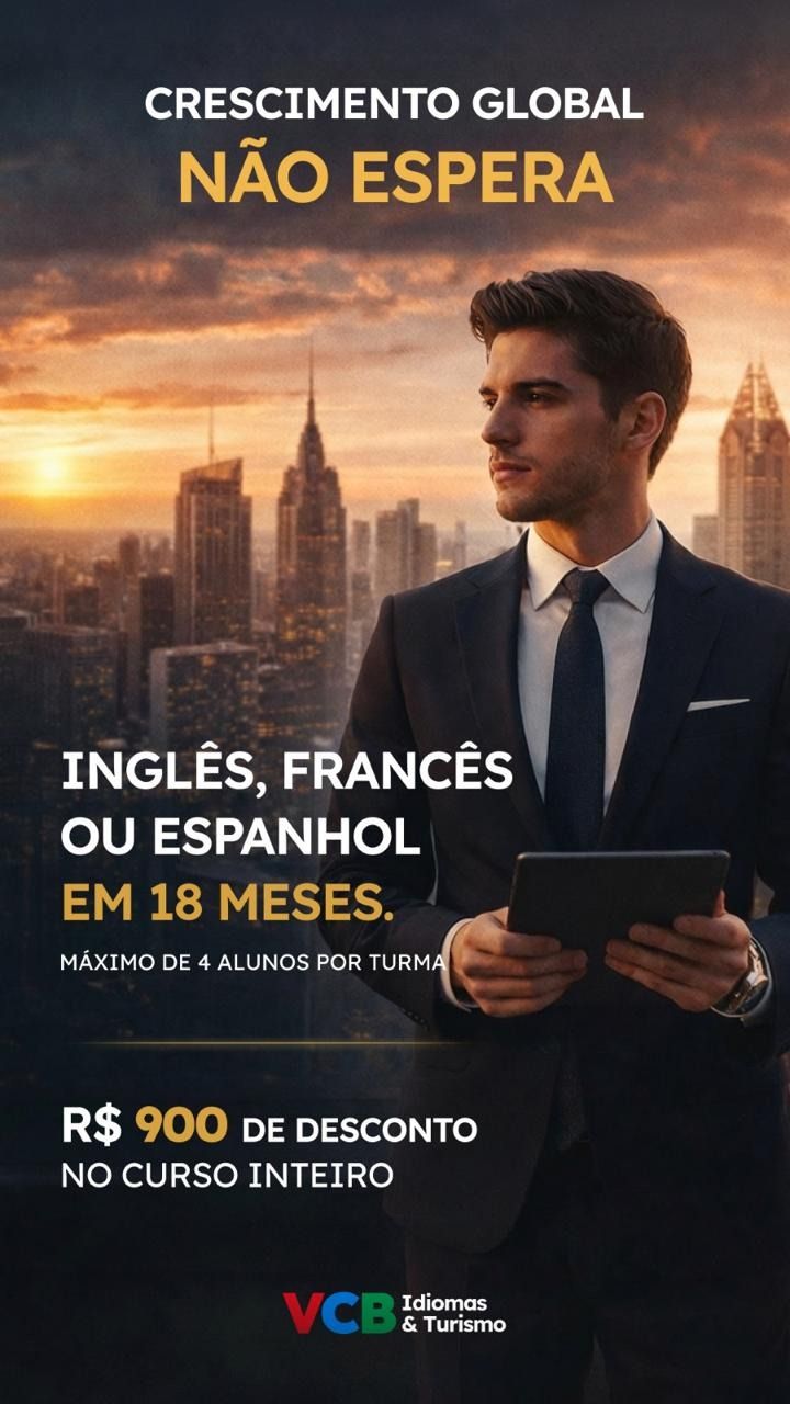 Oferta Relâmpago- curso de idiomas