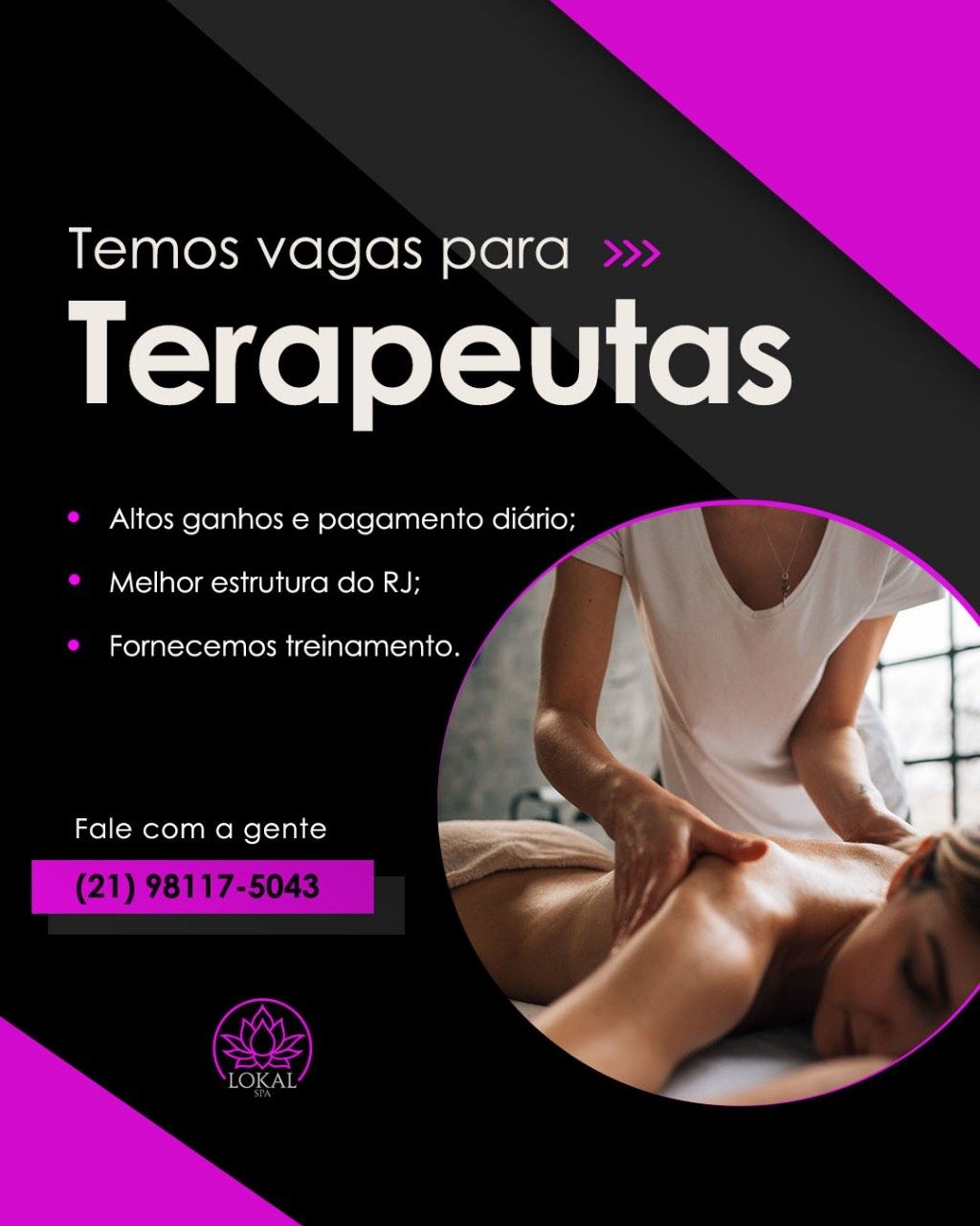 Vagas para Garotas Acompanhantes e Massagem Centro RJ