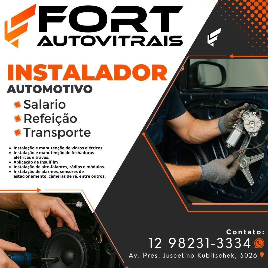 Instalador de auto vitrais