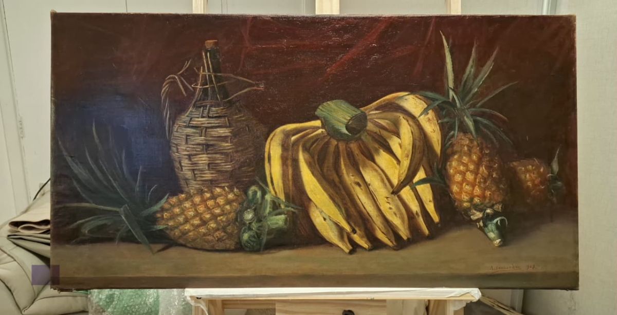 Restauração de pintura a óleo